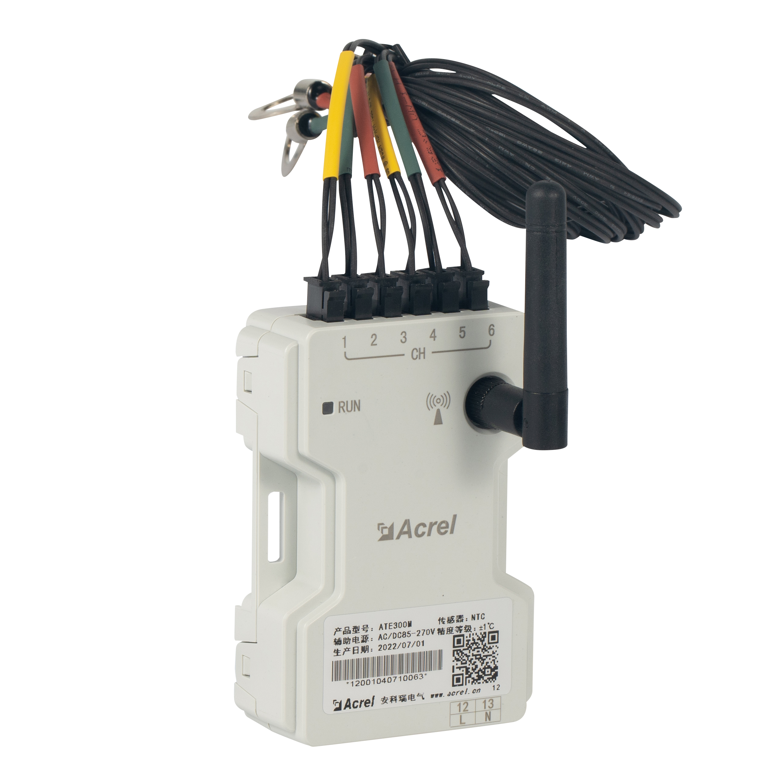 Acrel ATE300 Wireless Temperature Monitoring Sensor for Cable/Busbar Temperature Monitoring Featured Image