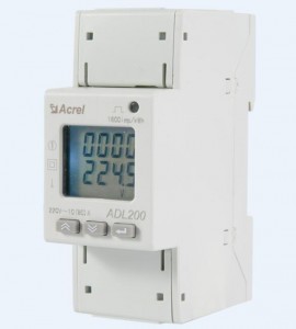 ADL200/C單相電能表，用於物聯網平台用電量監測
